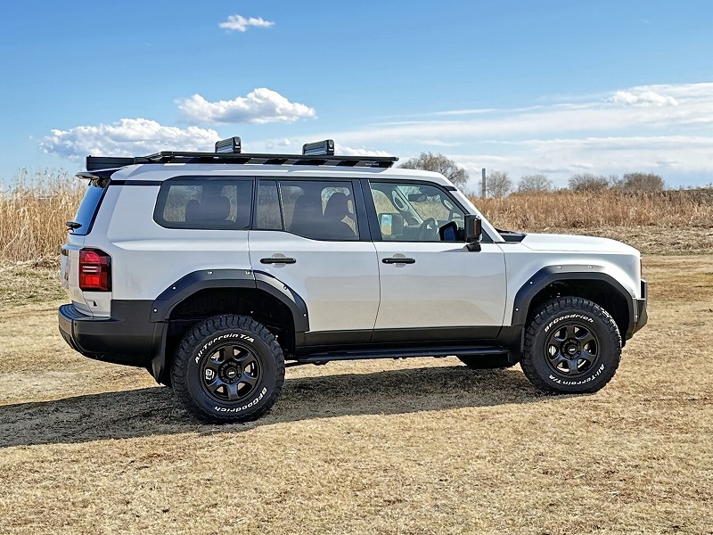 ランクル250 カスタムデモカー ARB オールドマンエミューリフトアップ BRUTホイール・BFグッドリッチAT KO3